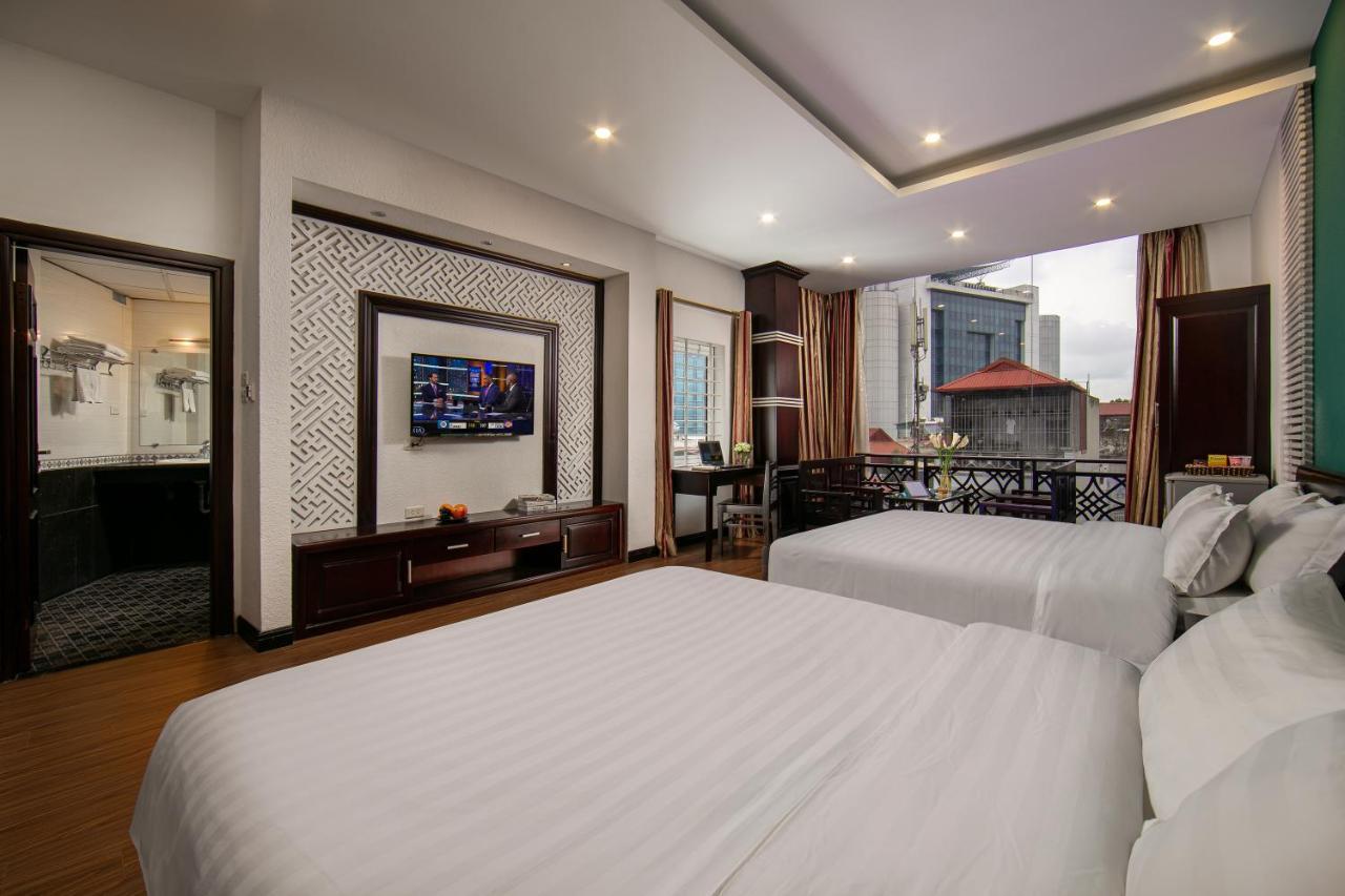 Duc Trong Hotel ハノイ市 エクステリア 写真